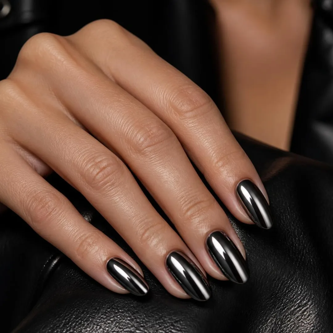 punto-aries-revista-digital-marketing-arte-nail-art -nspiration-the-high-priestess-visual-universe-black-chrome-3
